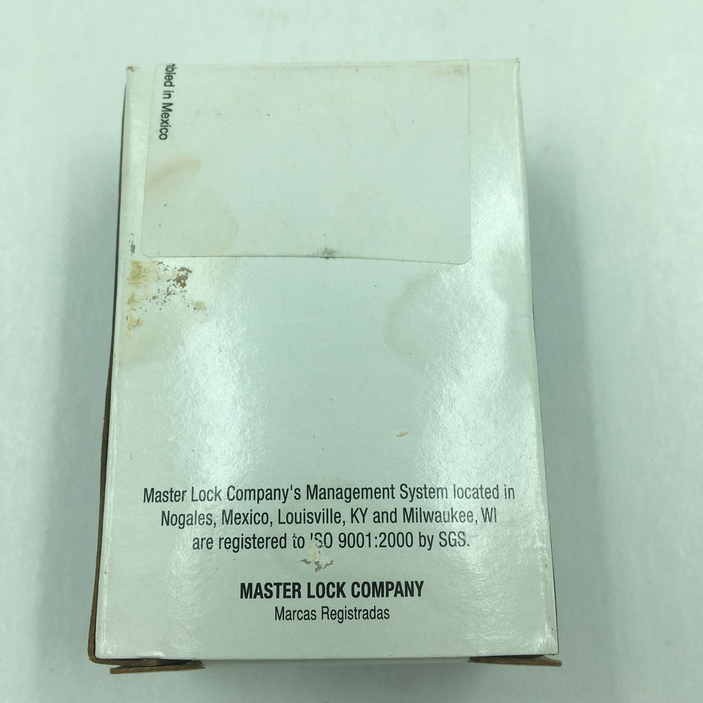 Master Lock #3KA-1220 AST 2-1/2"MAX Secure Padlock by Master Lock Co NIB