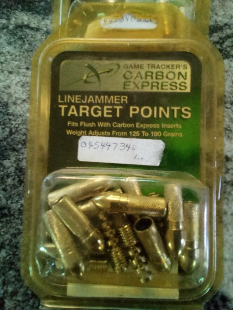 Game Tracker Carbon Express Linejammer Target Points adj. 125 to 100 gr. 12 pack
