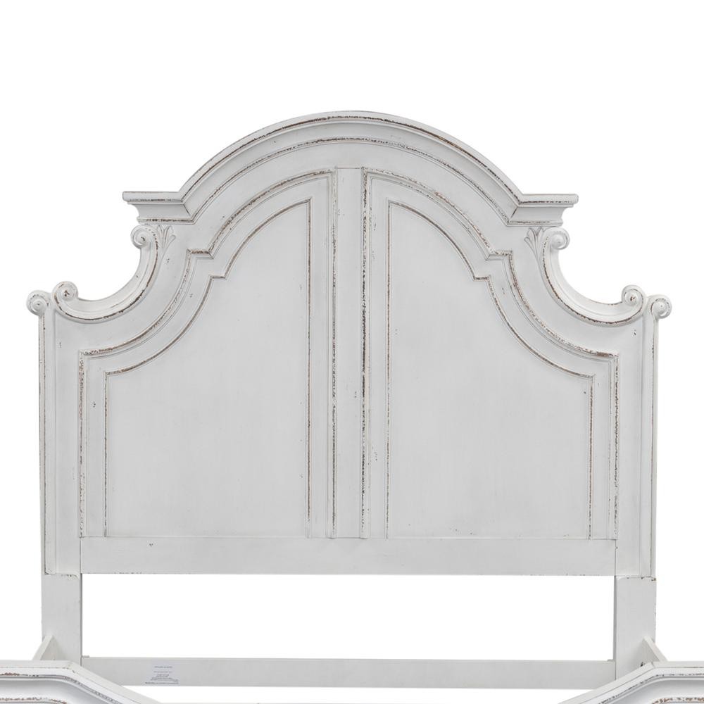Magnolia Manor King Panel Headboard in Antique White