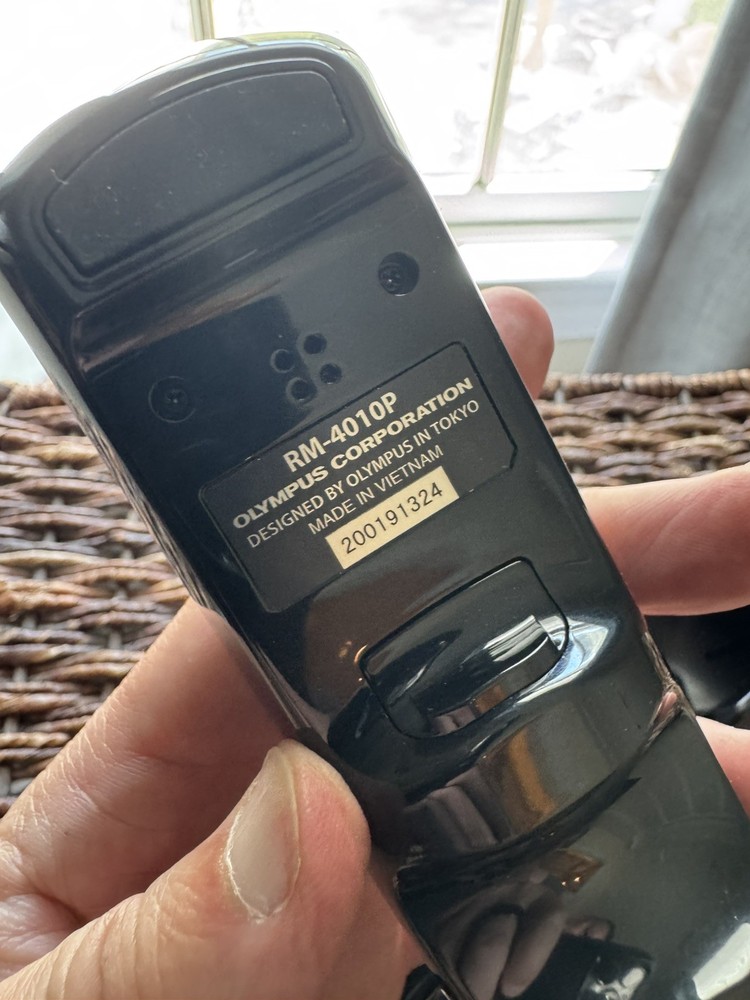 Olympus RecMic II RM-4010P Unidirectional Corded Push Button Microphone