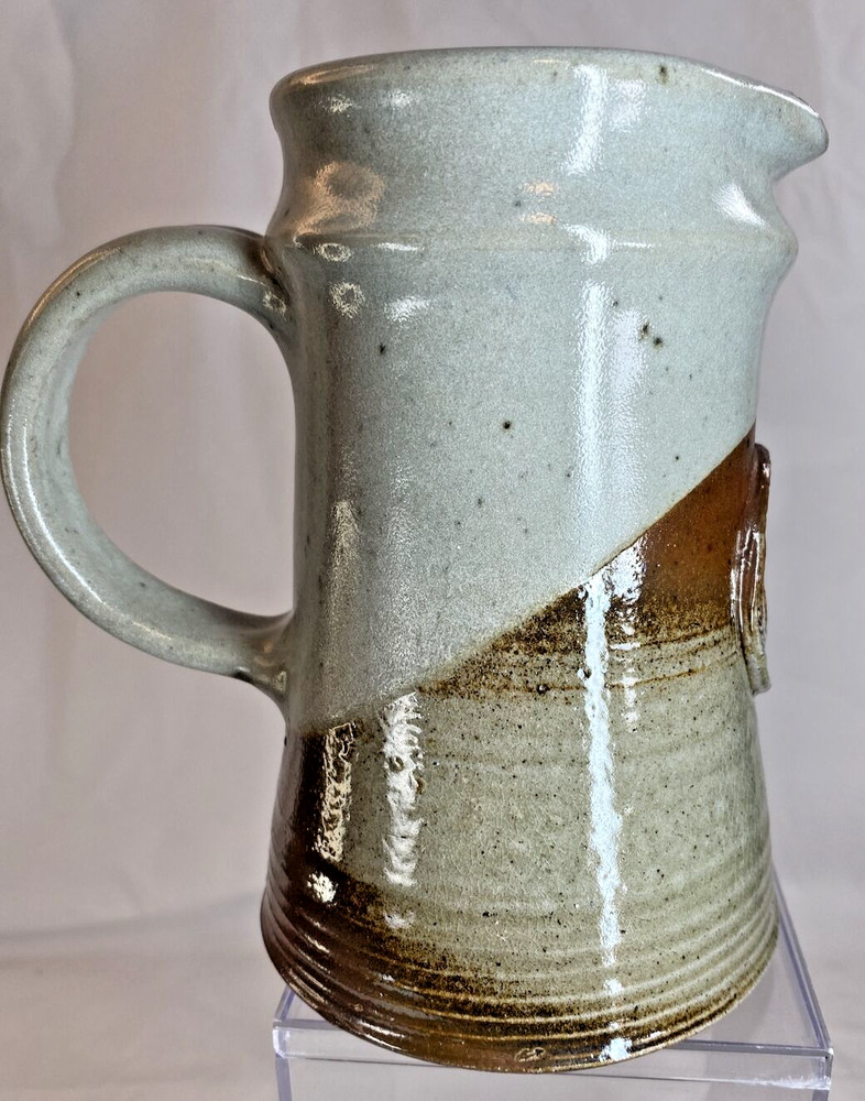 Hand Made Glazed Pottery Pitcher 24oz