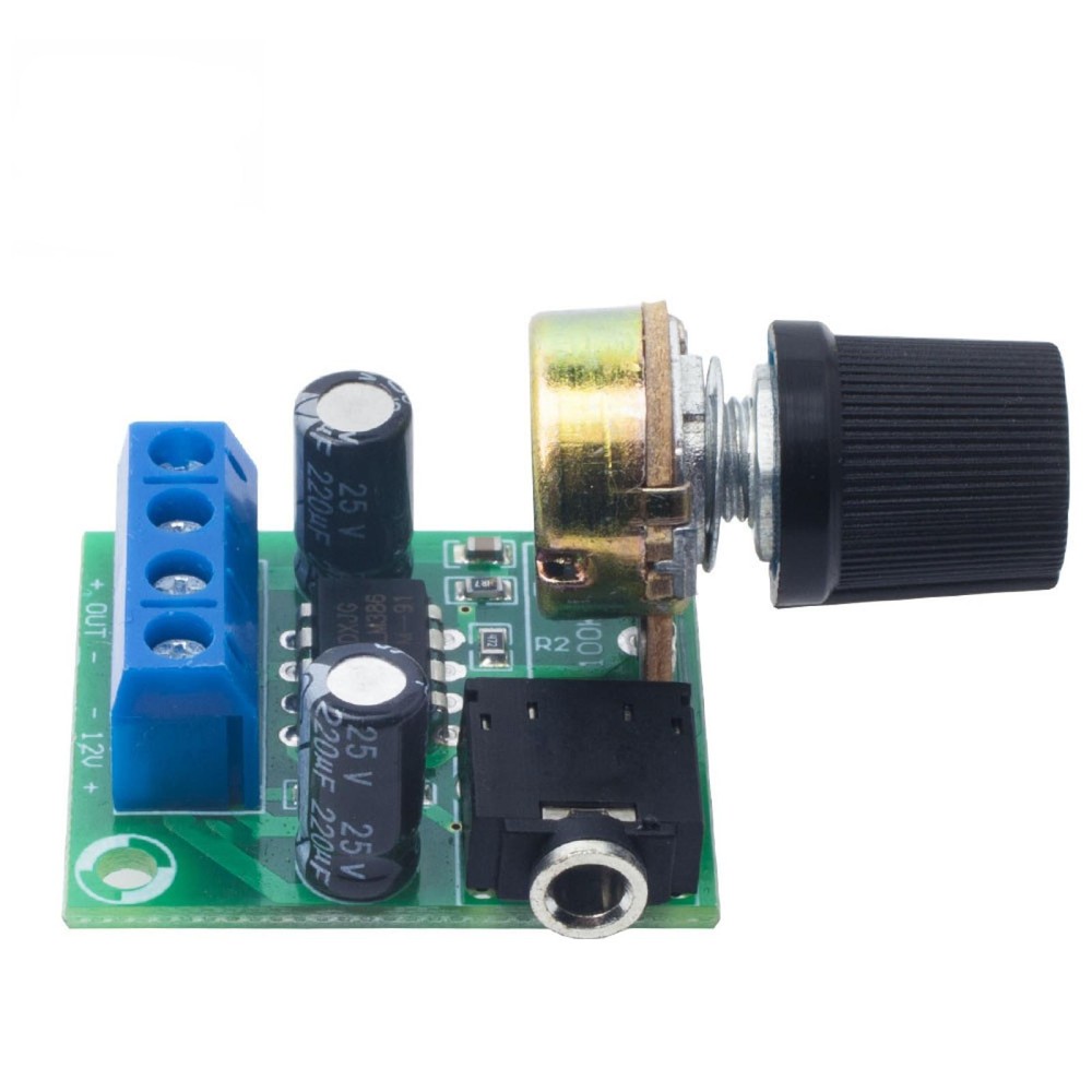 2* Adjustable Volume LM386 Mini Audio Power Amplifier Board DC3~12V Module B