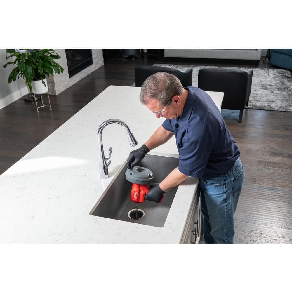 RIDGID EZ SPIN Drain Cleaning Snake Auger