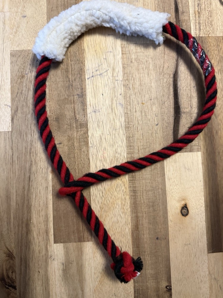 Red And Black Bosal For Saddle