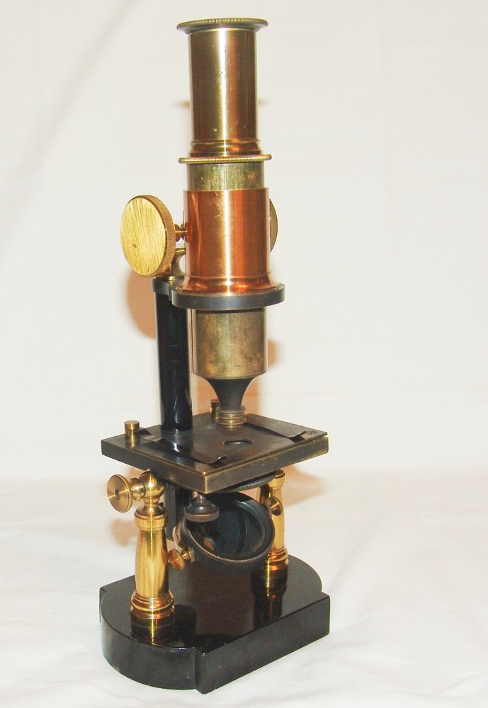 rare antique brass Microscope