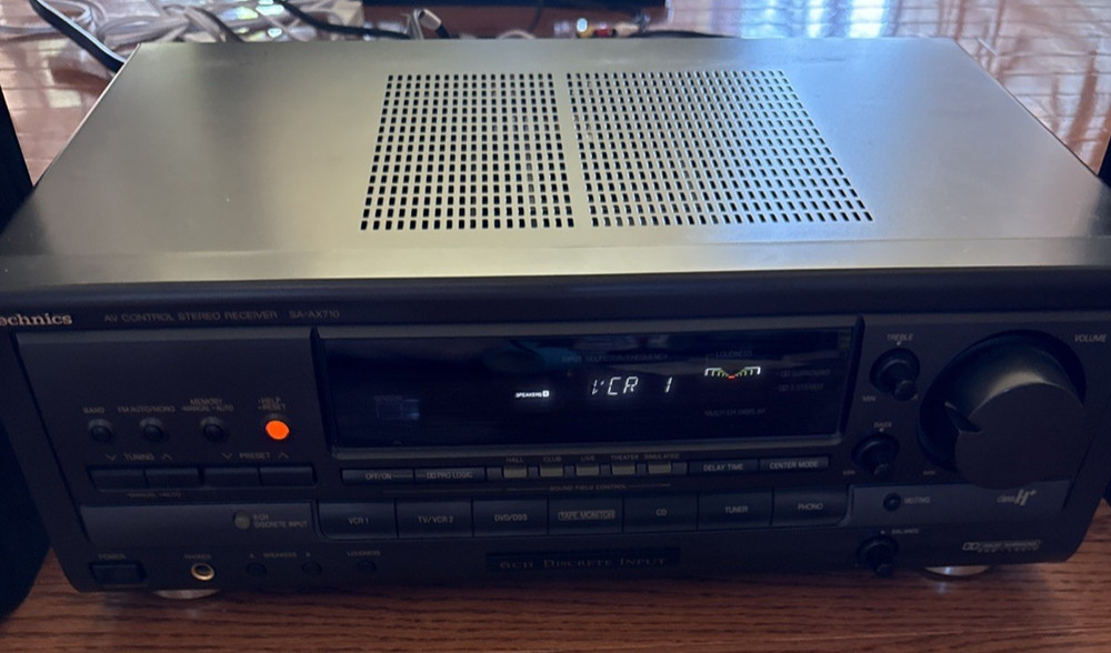TECHNICS ~ AV CONTROL STEREO RECEIVER ~ 6CH DISCRETE INPUT MODEL SA-AX710 PARTS