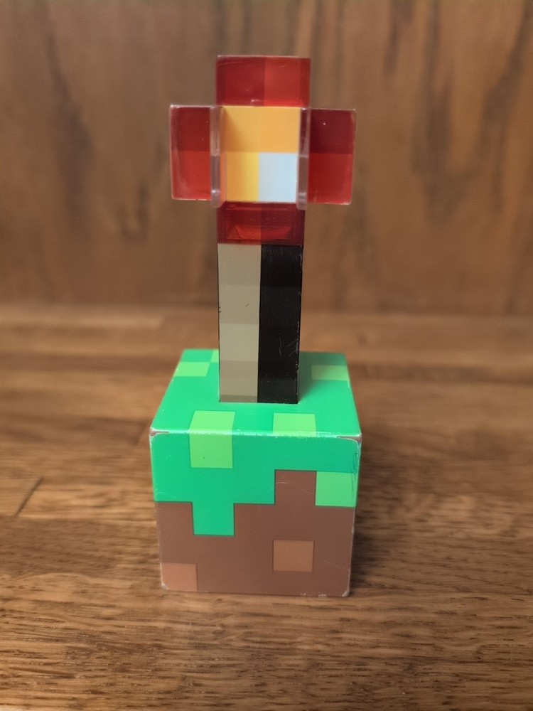 Minecraft Torch Night Light w/ Switch and 2 USB Charging Ports 5"