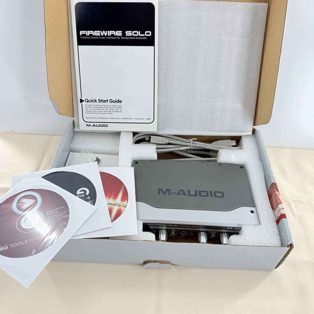 M-Audio FireWire Solo Mobile Digital Recording Audio Interface