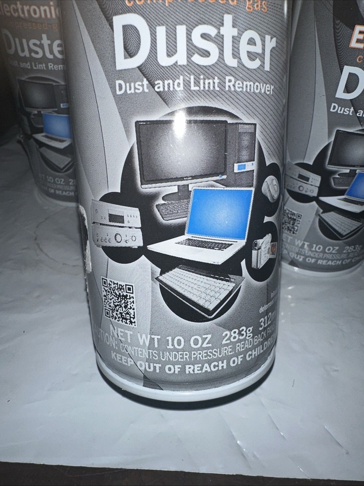 Dust-Off Disposable Compressed Gas Duster, 10 oz Cans, 6 Pack