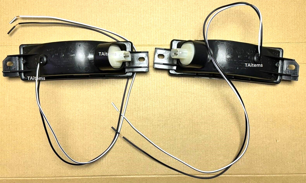 PAIR LEFT+RIGHT FRONT TURN INDICATORS CLEAR FOR BMW 3 SERIES E30 1982-1994