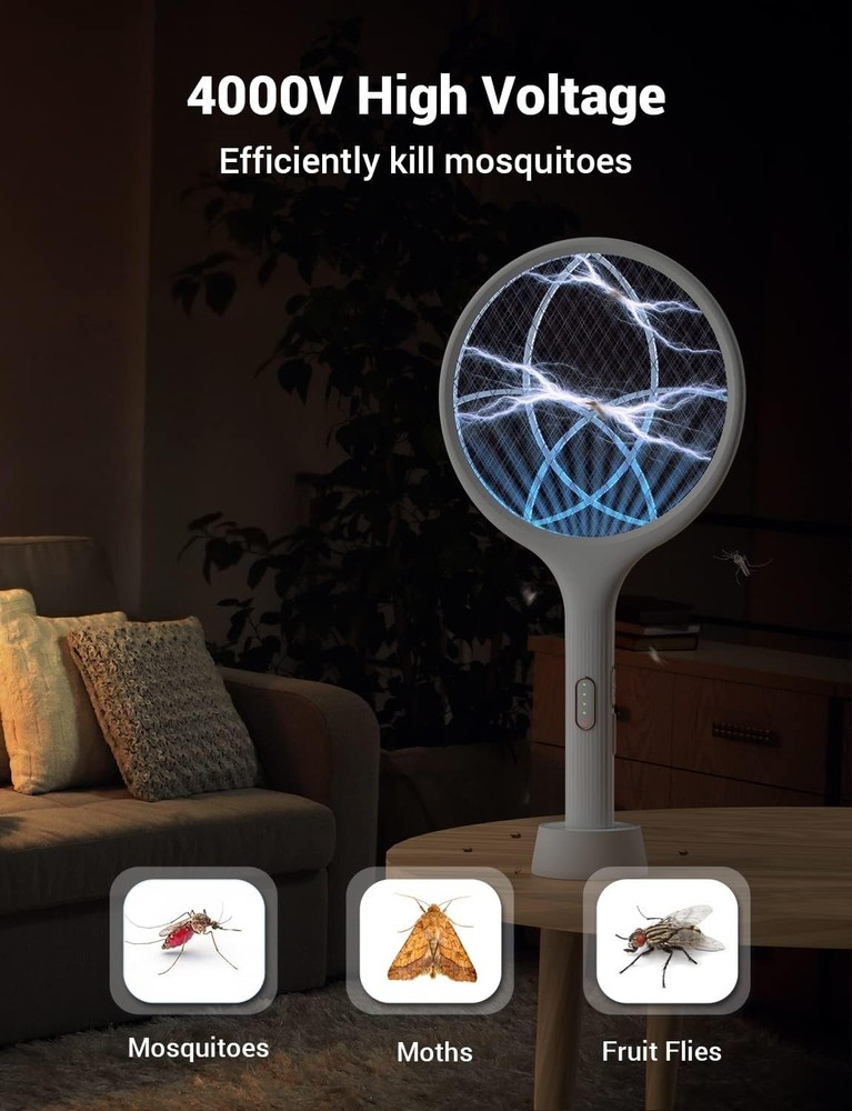 Portable Electric Bug Zapper - Dual Mode Mosquito Killer