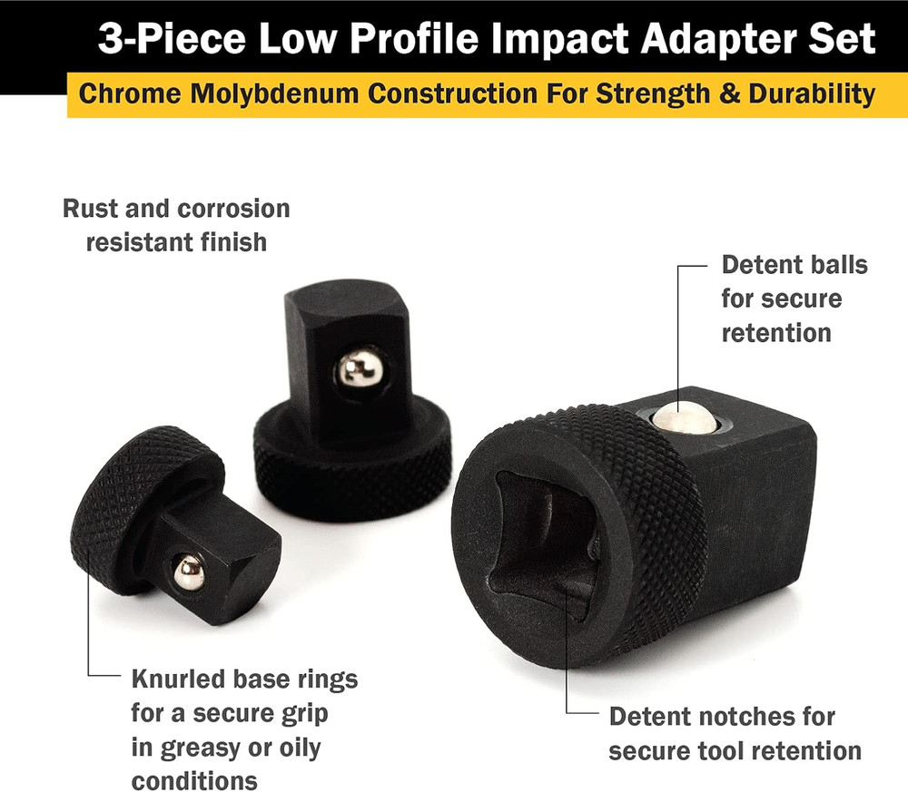 Tools 30936 Low Profile Adapter Set,One Size