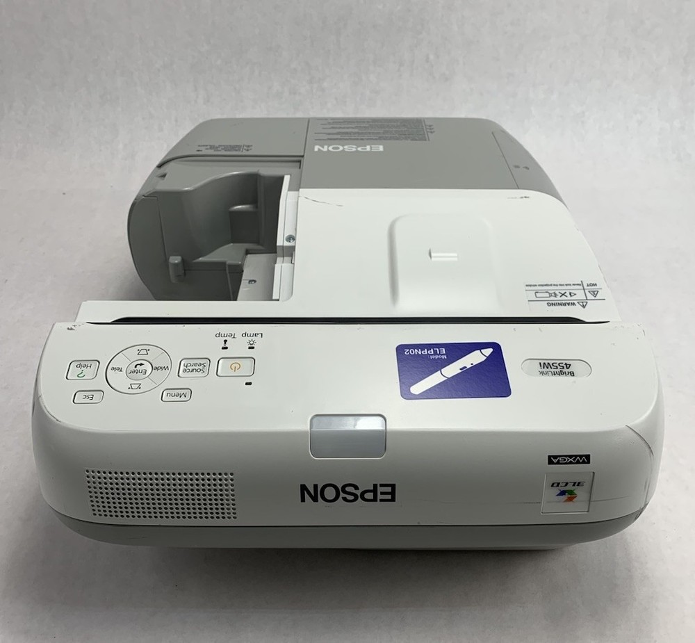 Epson Brightlink H440A LCD Projector 24 Lamp Hours No Remote