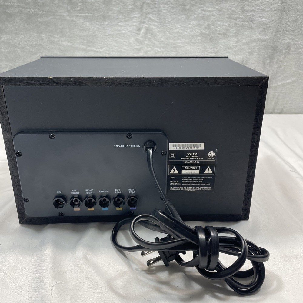 ALTEC LANSING AMPLIFIED SPEAKER SYSTEM VS3151