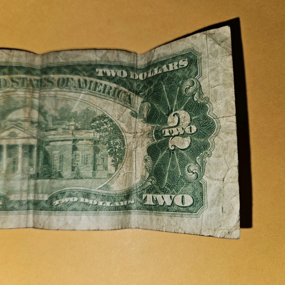 1928-C $2 Two Dollar Bill Red Seal United States Note