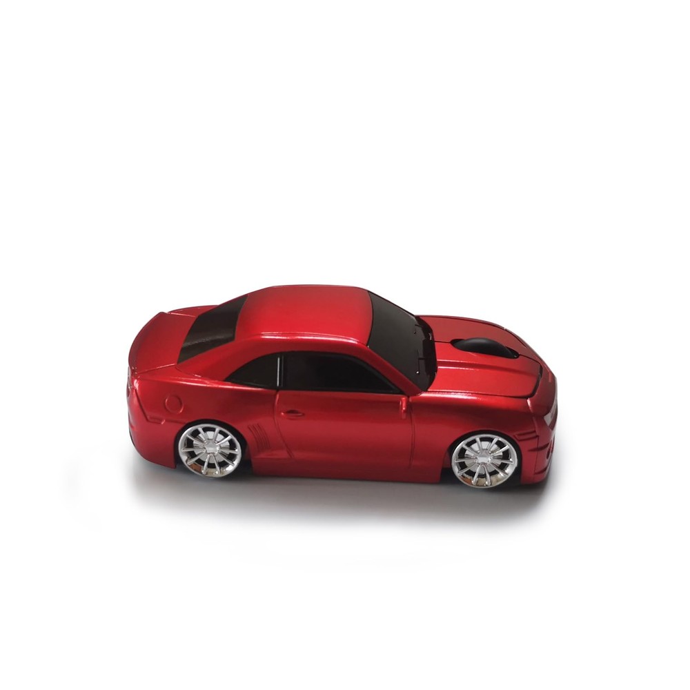 Wireless Mouse Cool Car Shape 2.4Ghz Wireless Mouse Laptop PC Mac Red