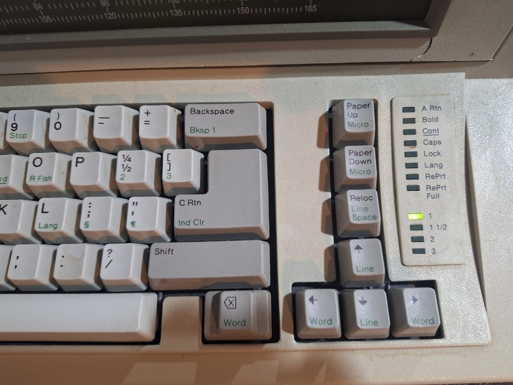 IBM Wheelwriter Lexmark 1000 Typewriter TESTED WORKING