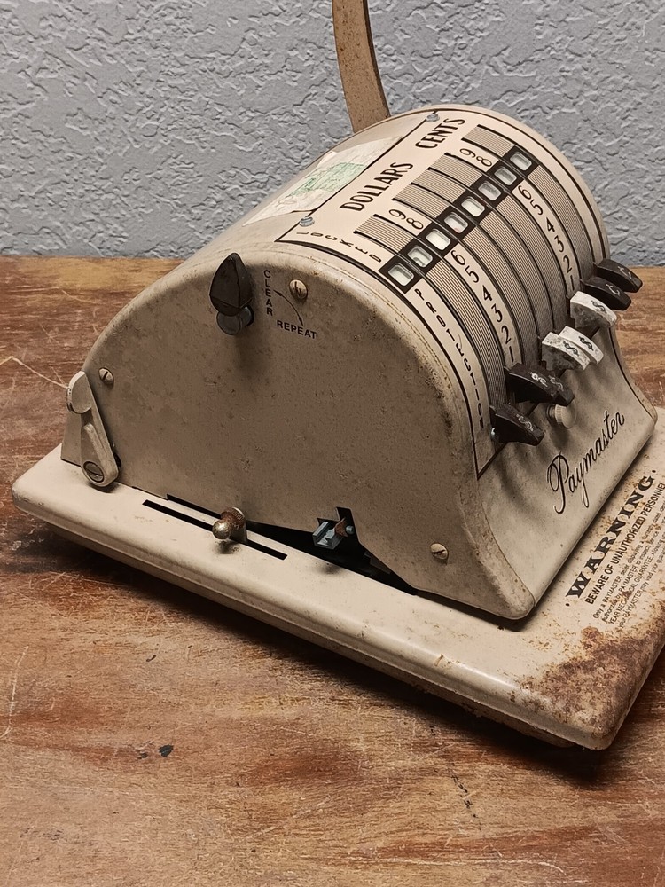 Vintage Paymaster Series X-2000 UNTESTED