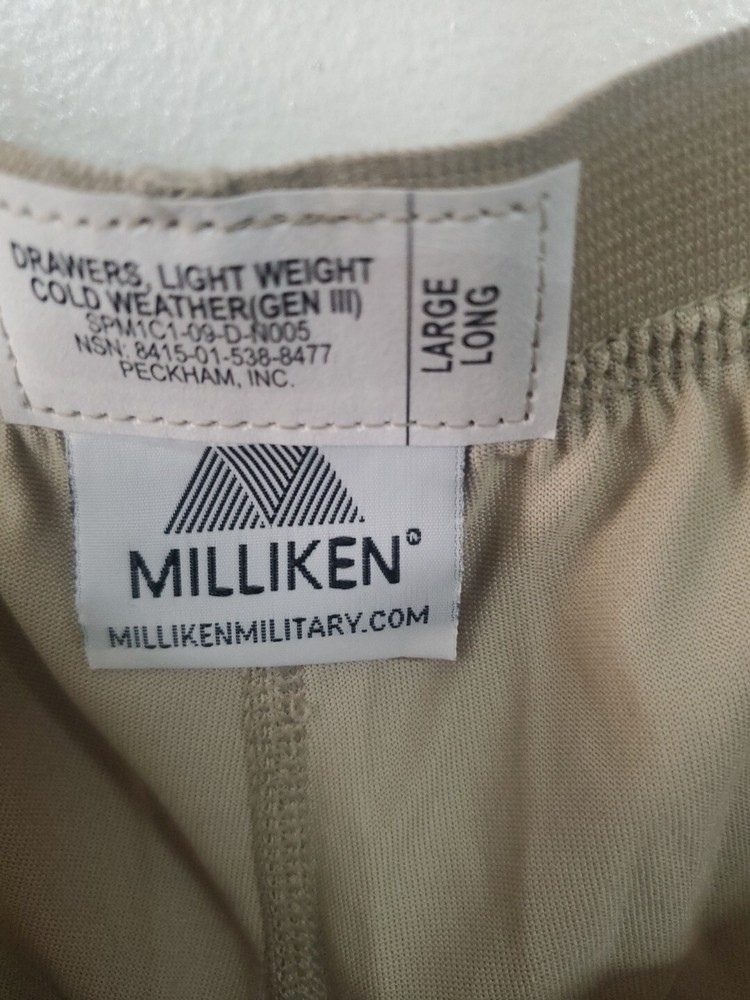 level 1 Silk Thermal Top Large Long Bottom Set tan under new tags