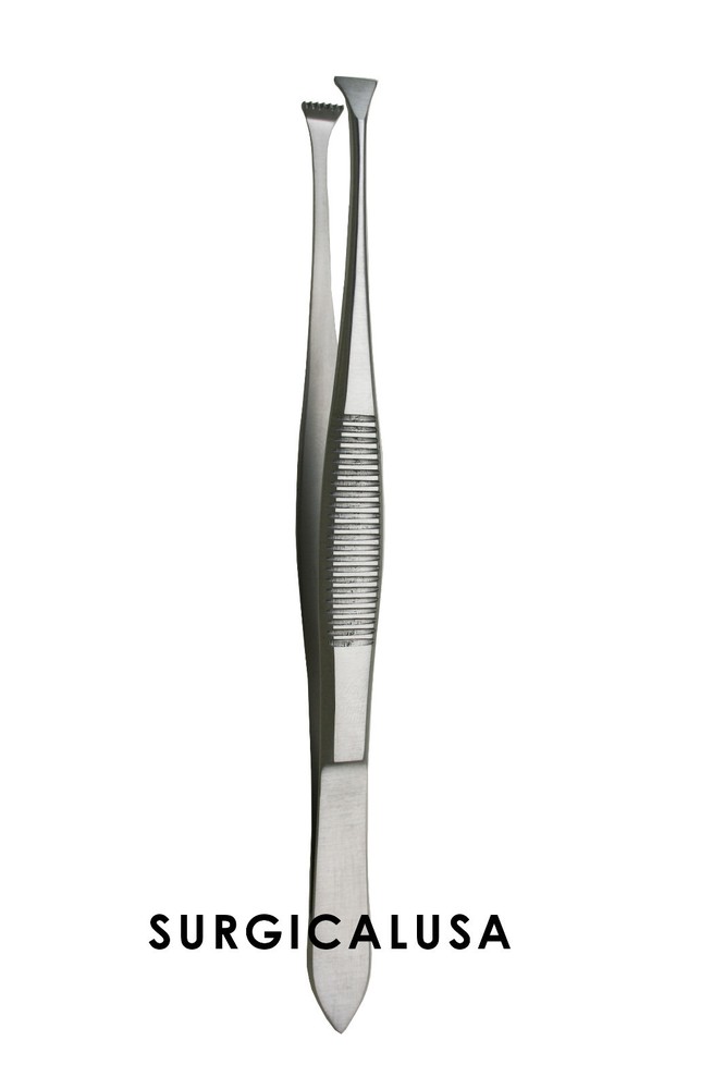 Graefe Fixation Forceps 4.3" Fine Teeth 4.5mm Ophthalmic Surgical Instruments