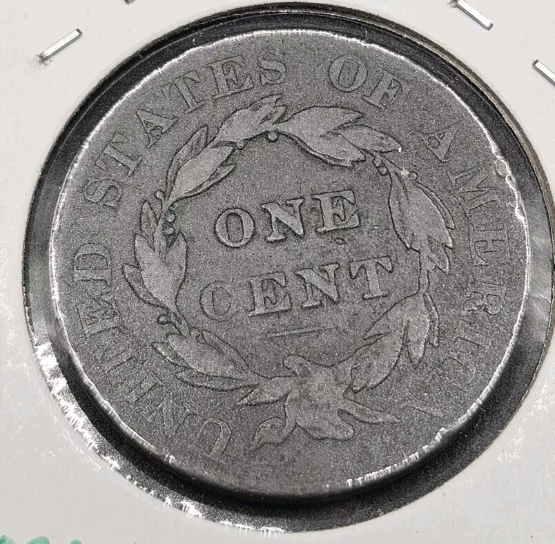 1823/2 Coronet Head Large Cent | CHOICE VERY GOOD (VG+) Details