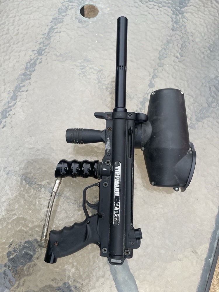 Used Untested semi-auto Tippmann A5 Paintball Gun