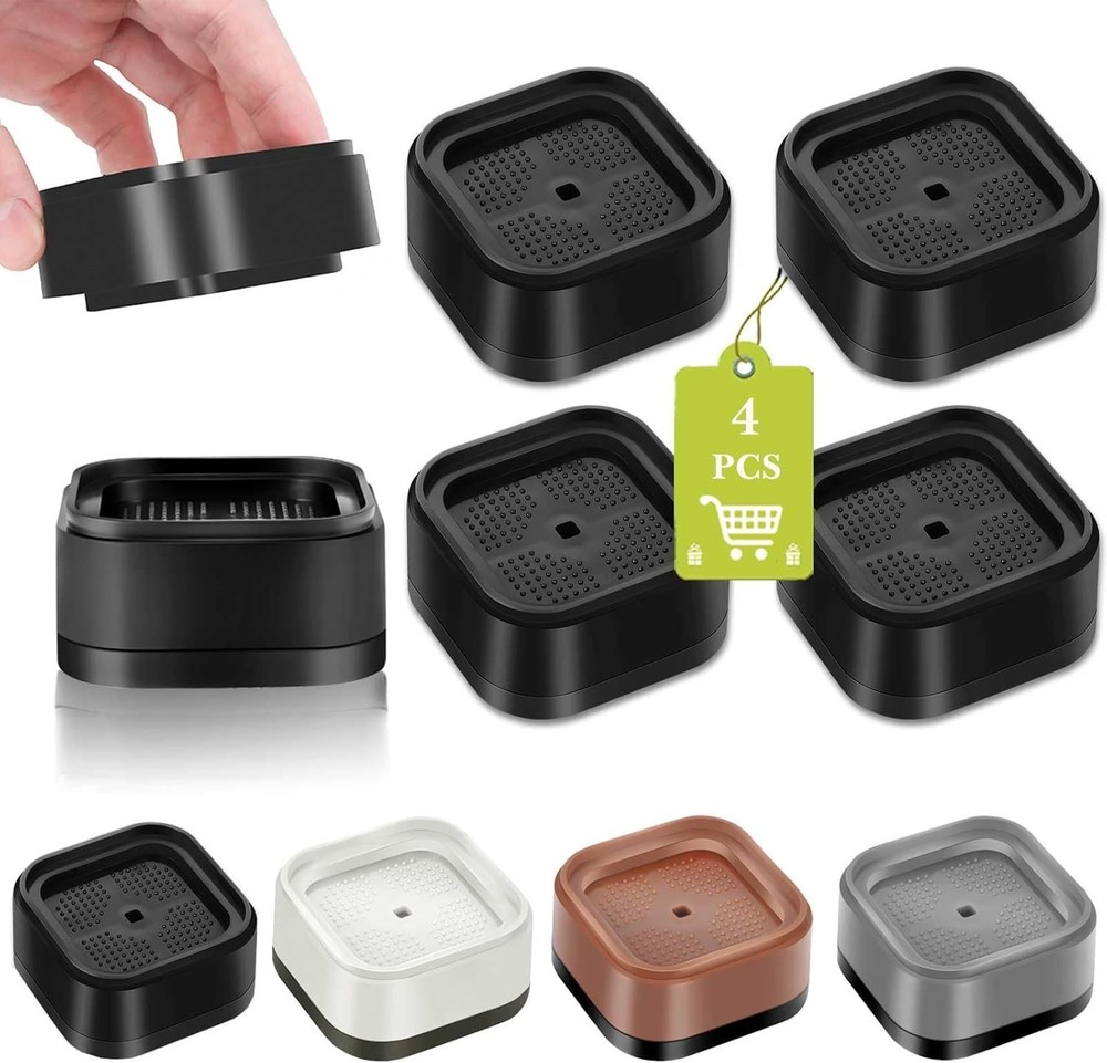 Versatile Furniture Elevators - 4 Pack Adjustable Risers, Easy to Install