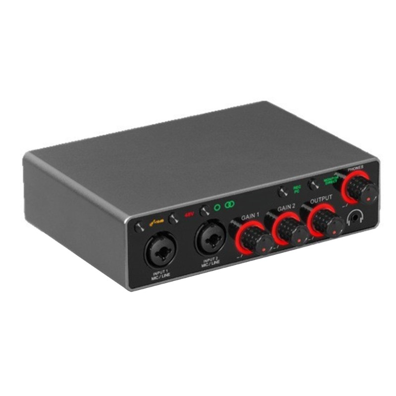 Portable Plug And Play Computer Recording USB Audios Interfaces Quality
