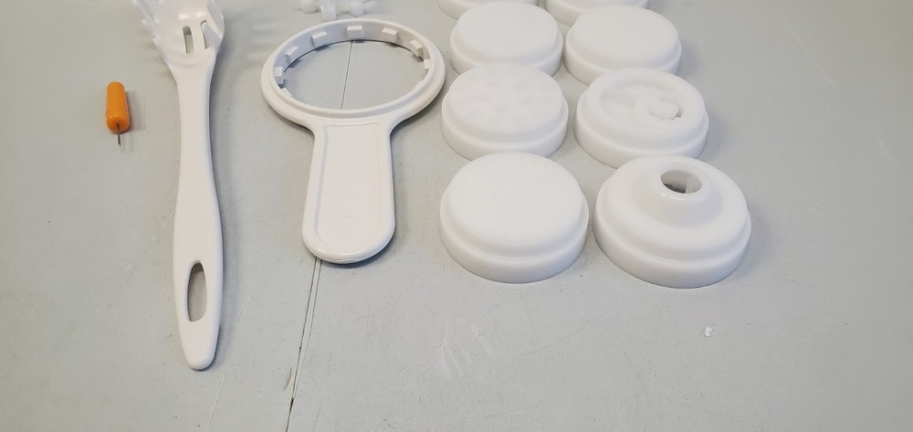 Popeil's Automatic Pasta Maker Machine Model P400 Dies Accessory Lot Replacement