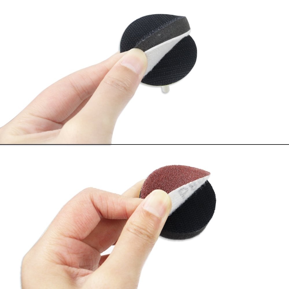 Versatile 100pcs 2-Inch Drill Sander Attachment with Sponge Cushion Included