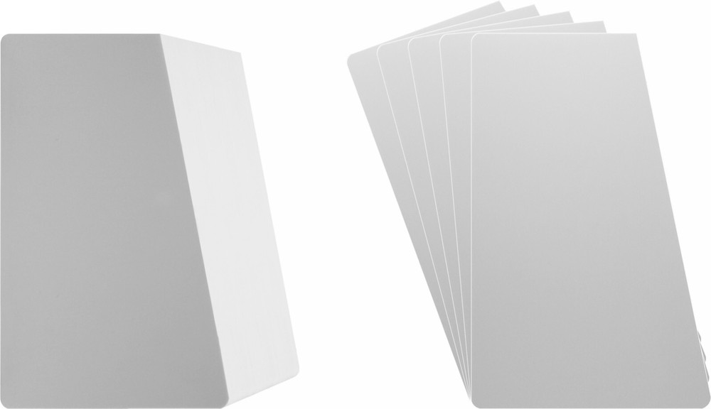 (100) Comic Book Bin Index Divider Cards - Sloped 7"x11" - White Standard 30mil