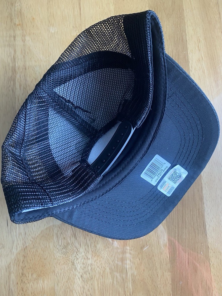 Stihl Chainsaw Vintage Patch Hat Mesh Snapback Trucker Cap Never Worn Black