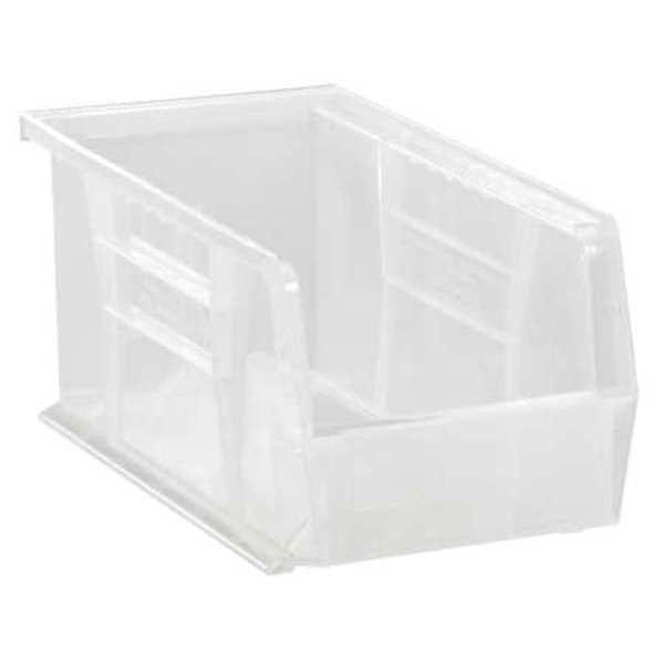 Quantum Storage Systems Qus230cl Hang & Stack Storage Bin, Polypropylene,