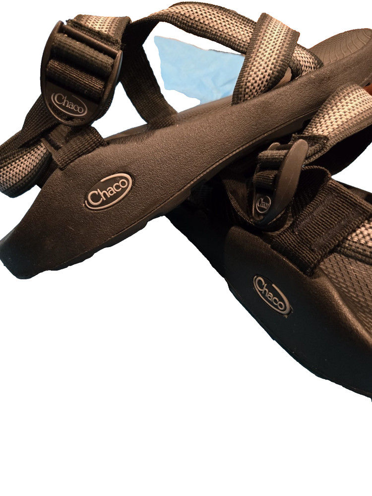 Mens Chaco Ombré Black Sandals Size 11