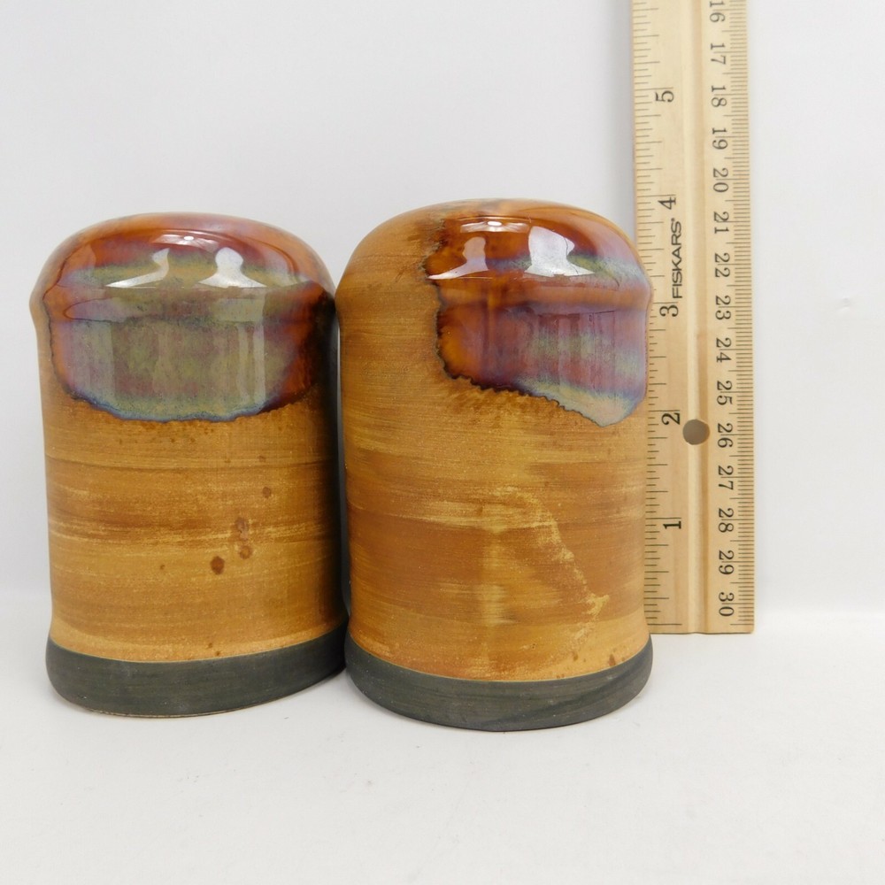 Vintage Sango Splash 4951 - Salt & Pepper Shaker Set - 4" - Discontinued EUC