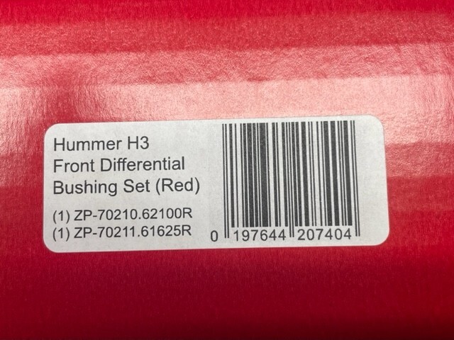 Polyurethane Front Differential Mount Bushing Set (3 Location) for Hummer H3