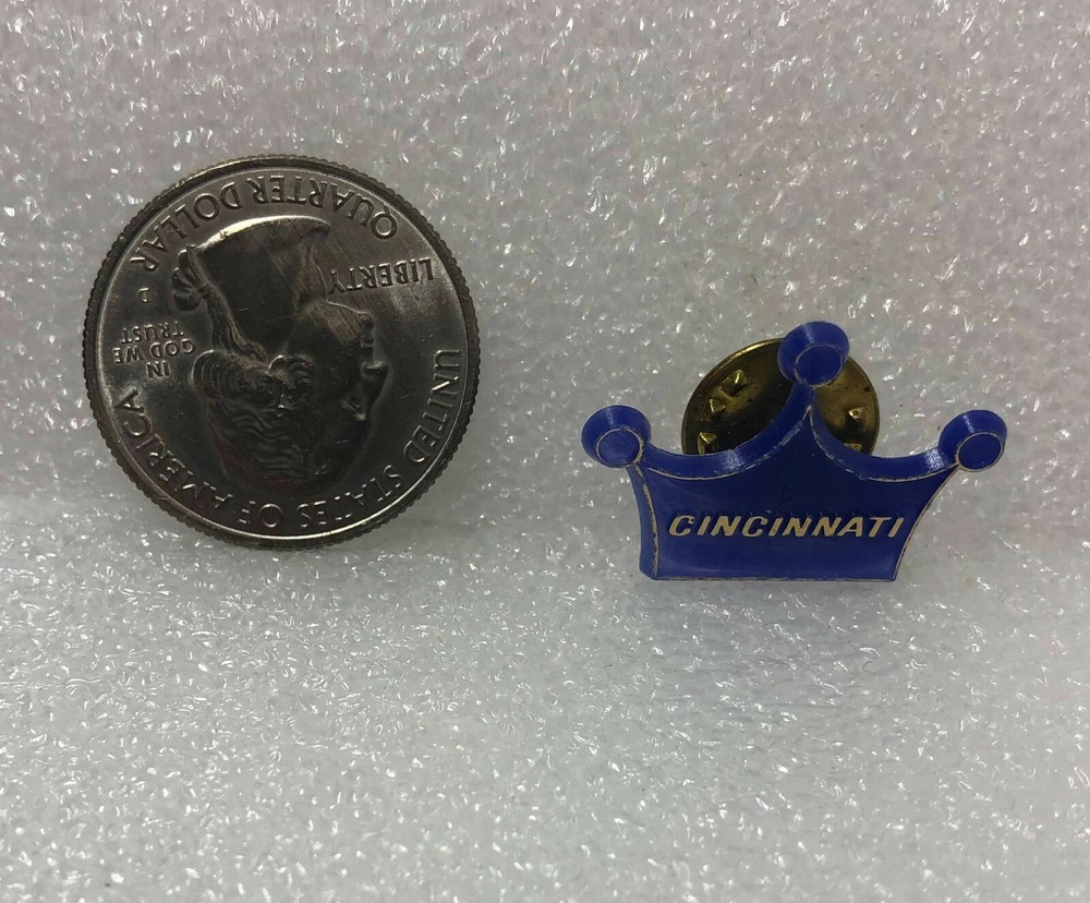 Cincinnati Crown Plastic Pin