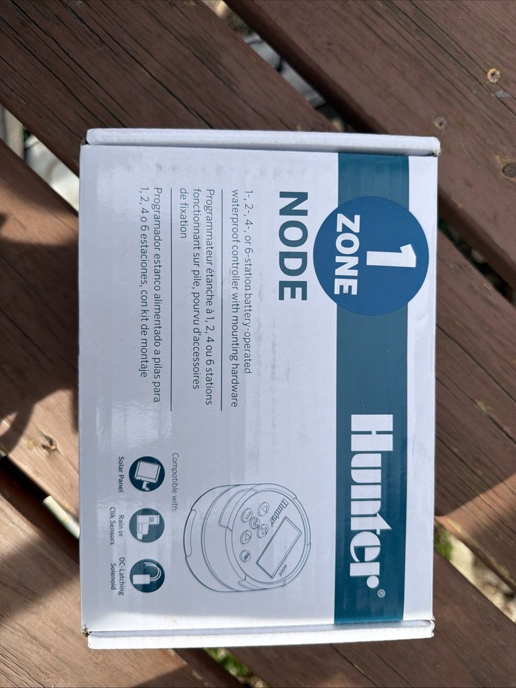 Hunter Node 100 Valve Station Battery Operated DC Latching Solenoid Controller