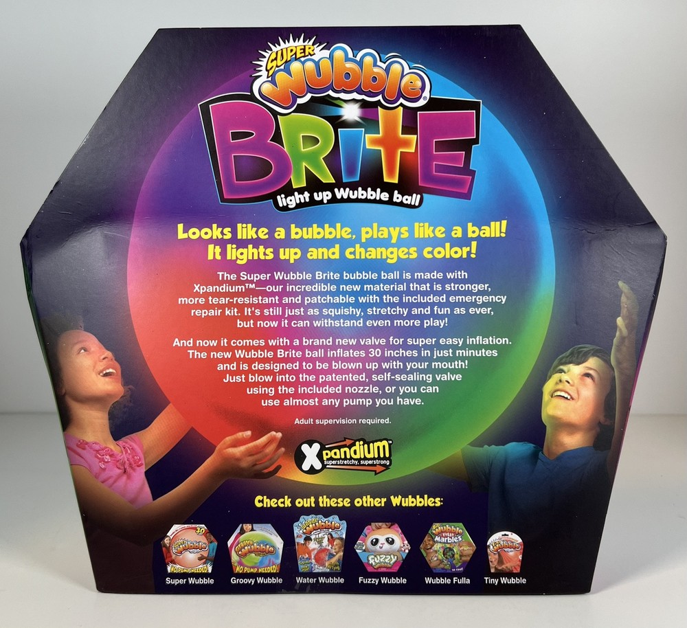 Wubble Super Wubble Brite Light Up Ball
