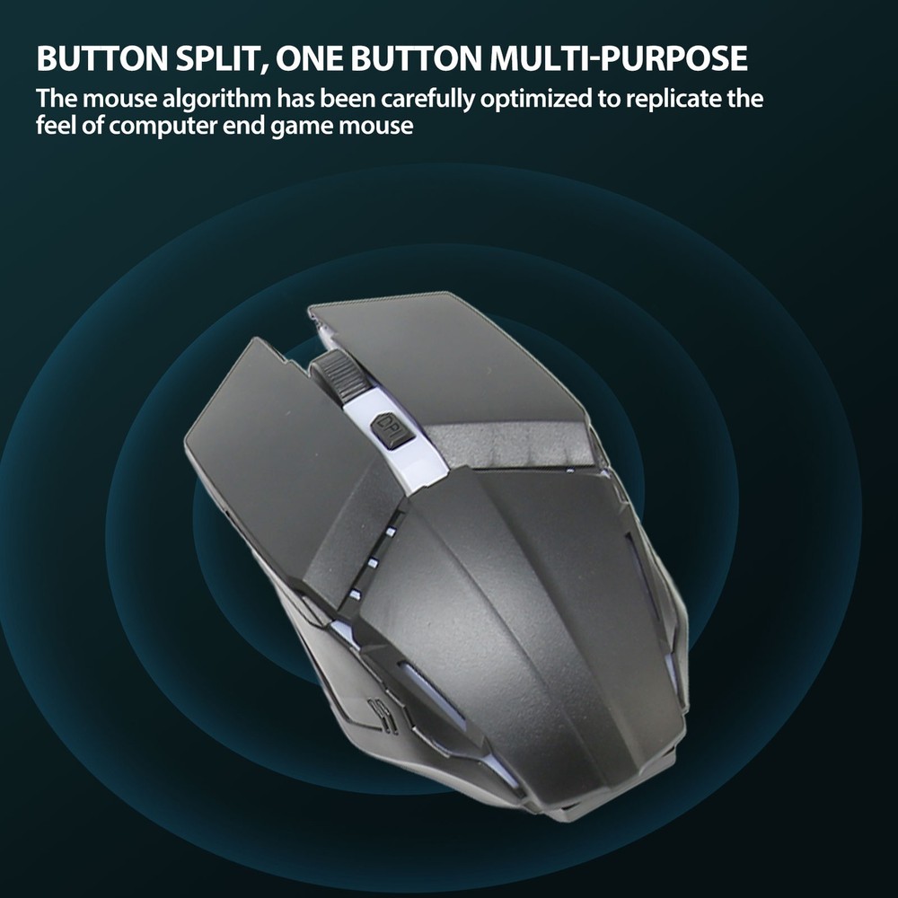 4 In 1 Mobile Game Combo Wireless Connection Gaming Keyboard Mouse Converter For