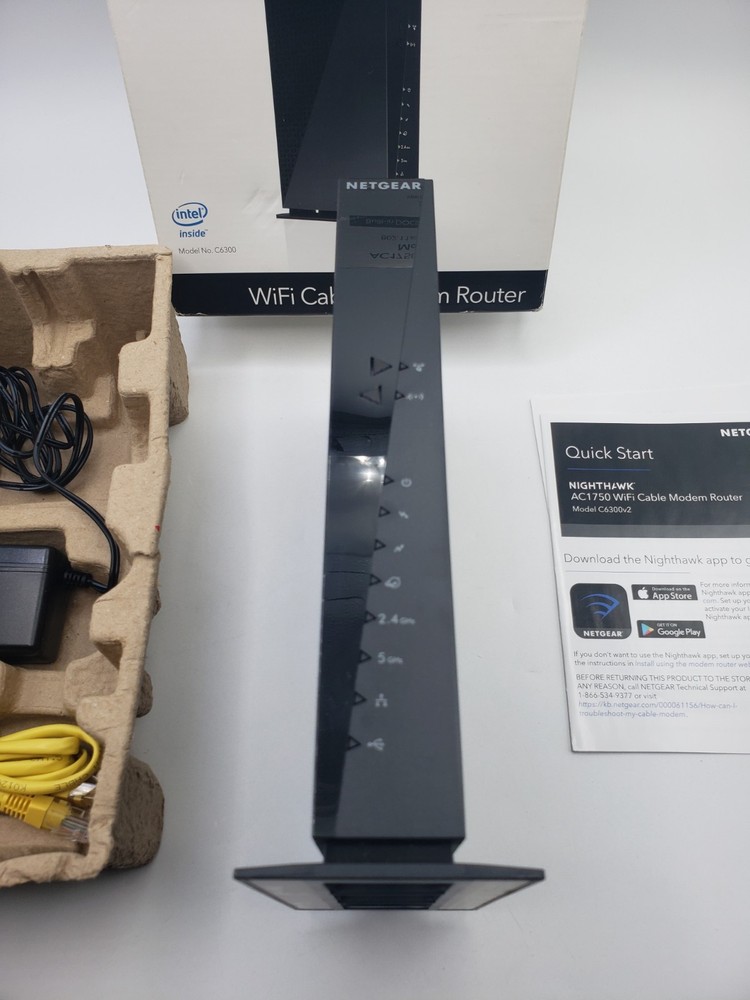 NETGEAR AC1750 Wi Fi Cable Modem Router Open Box!