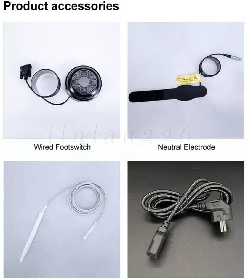 Dental Electro Electrosurgery Unit Machine High Frequency Electric 7 tips US