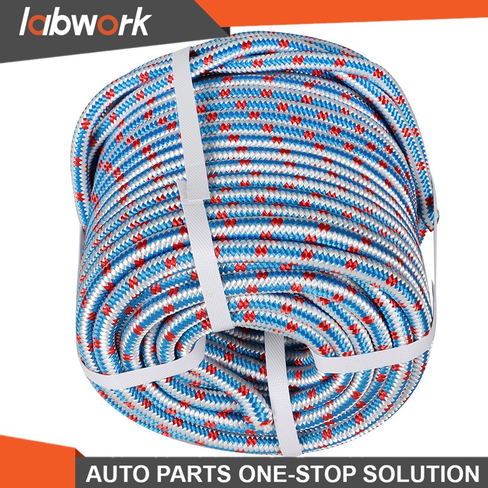 Labwork 1/2"×100' 16 Strand Braided Nylon Polyester Arborist Tree Rope