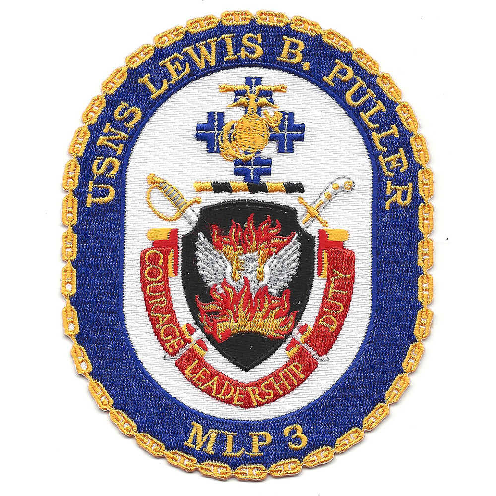 USS Lewis B Puller MLP-3 Ship Patch