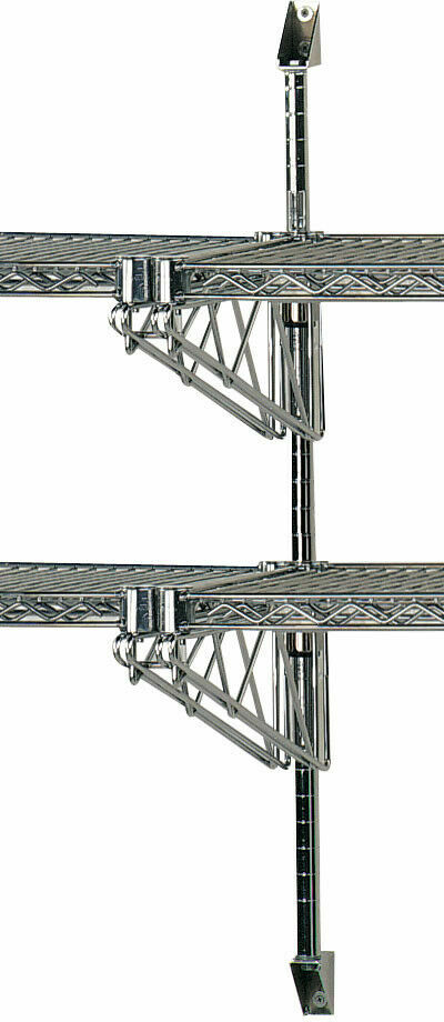 Advance Tabco 14" Shelving Mid Mount Post (Adjustable) Model ABM2-14