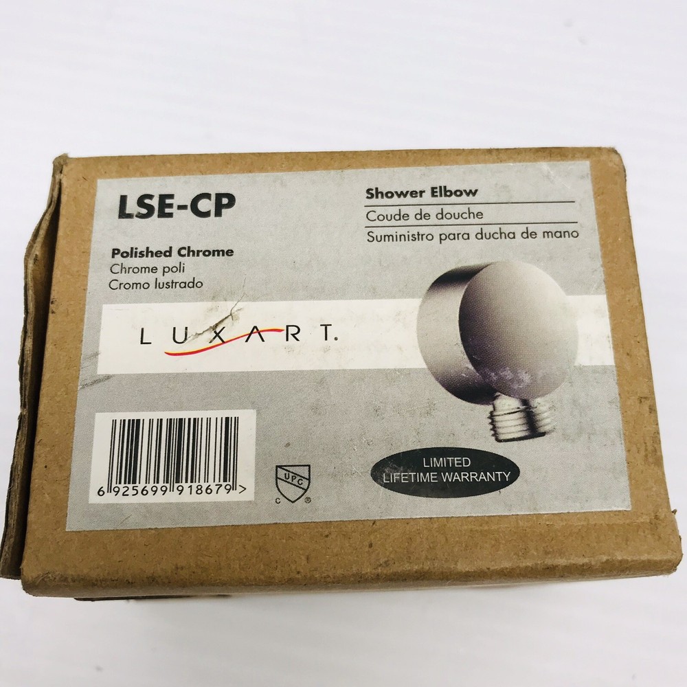 LUXART LSE-CP SHOWER ELBOW POLISHED CHROMED