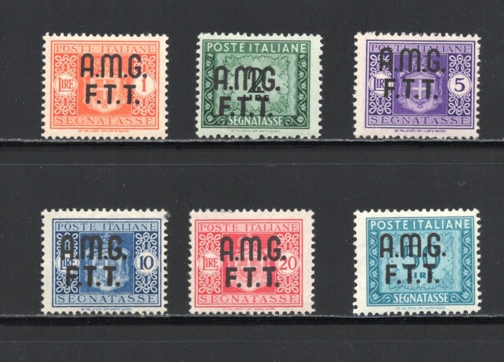 R9743  Italy/Trieste-Zone A   1947   postage dues   6v.   MLH