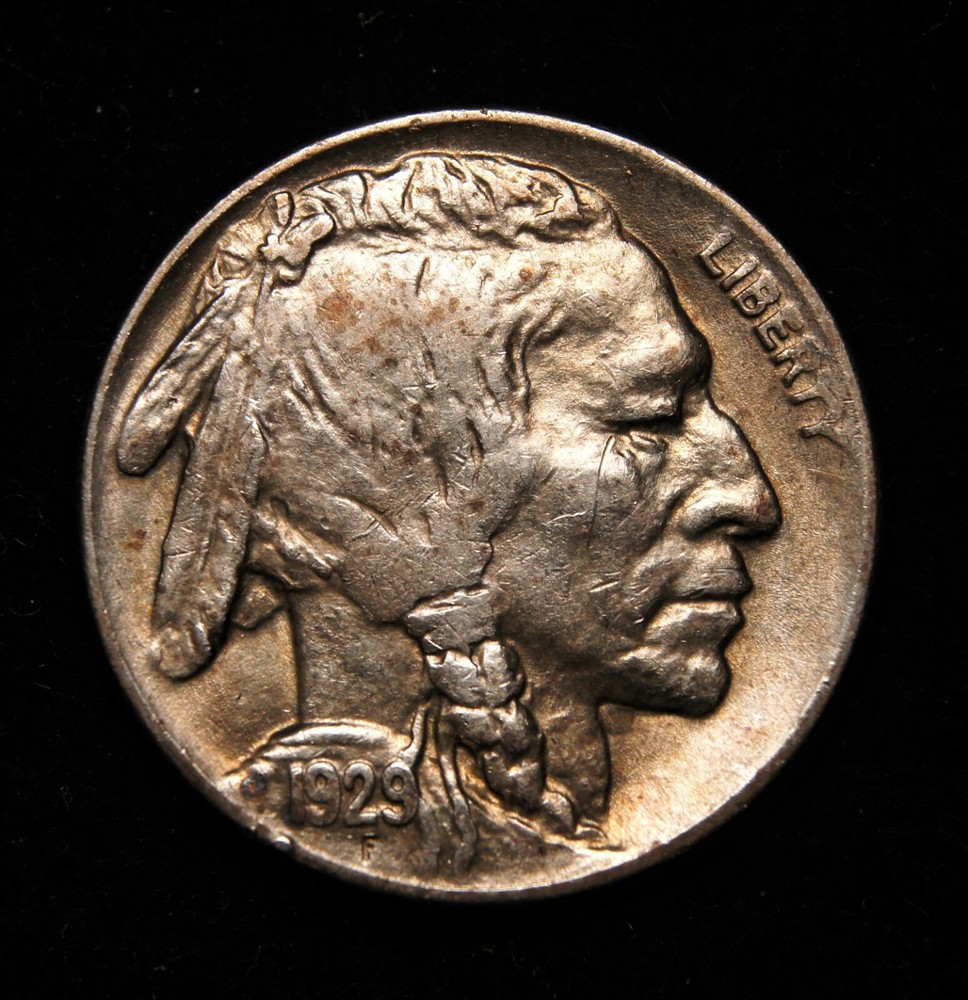 1929 Buffalo Nickel  AU+