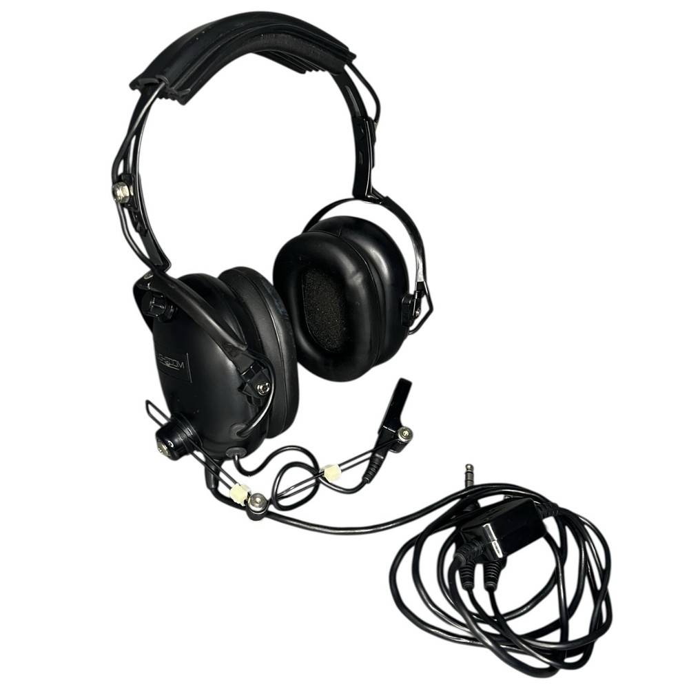 Flightcom Aviation Helicopter Headset Flight Com VGC