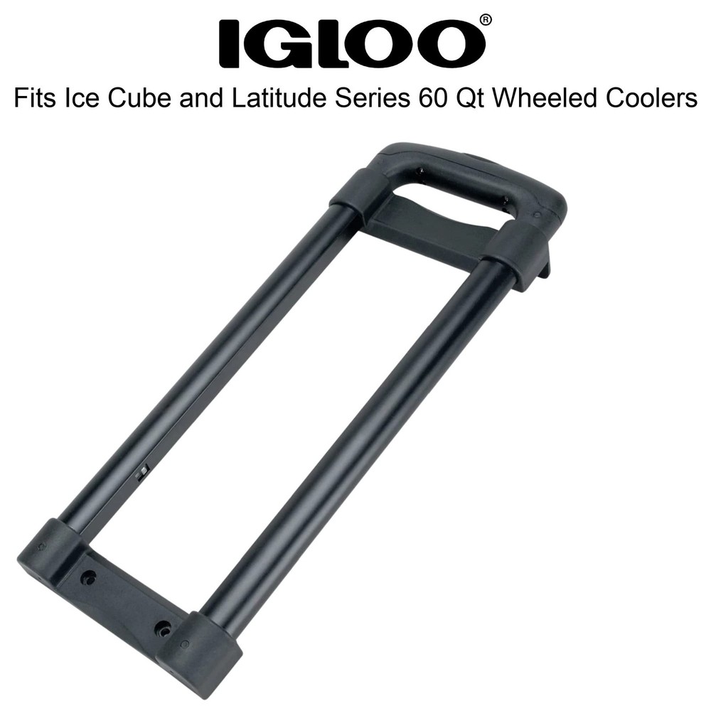 Igloo Replacement Telescoping Handle for Ice Cube and 16 inches x 6", Black